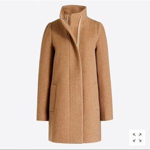 JCREW Women's Wool City Coat - Camel (Size 0)